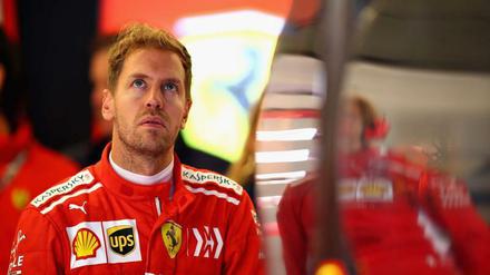 Da guckt er. Sebastian Vettel steht in Austin vor einer ganz schweren Aufgabe.