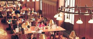Bildung für alle: ein Lesesaal in der New York Public Library in Manhattan. 