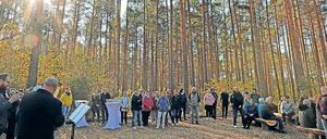 Wer sich in Beelitz nicht auf dem Friedhof bestatten lassen will, kann auch einen Platz im städtischen Forst wählen.