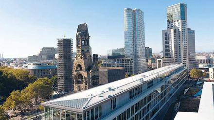 Die Skyline der Berliner City West.