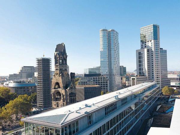 Die Skyline der Berliner City West.