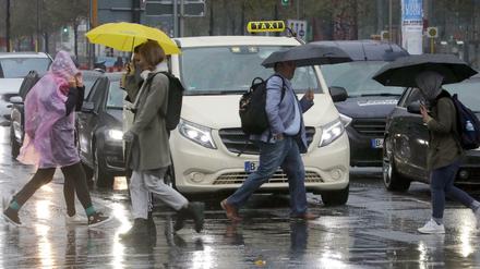 Das Wetter in Berlin: Sprühregen und Temperaturen um zehn Grad Celsius.