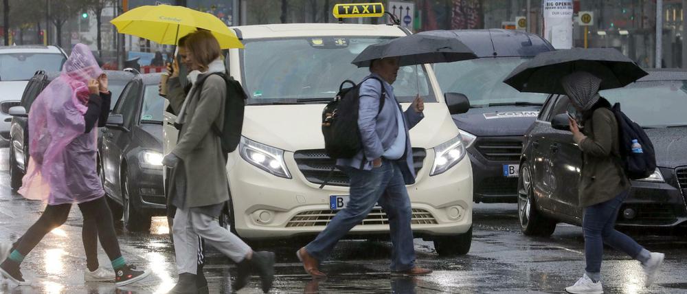 Das Wetter in Berlin: Sprühregen und Temperaturen um zehn Grad Celsius.