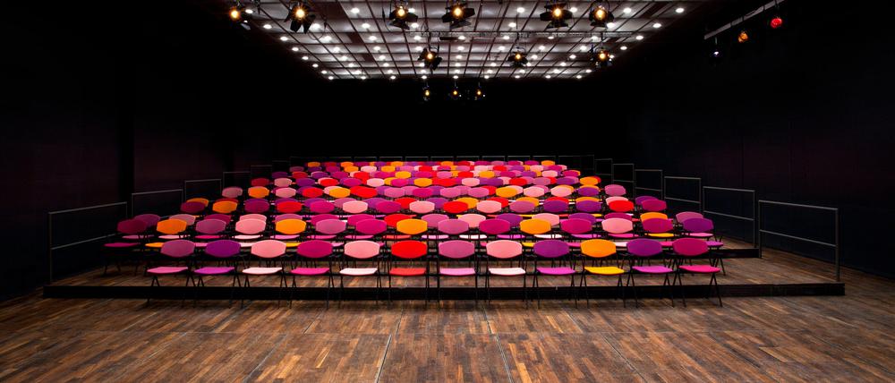 Farbenfroh. Der Werner-Otto-Saal des Konzerthauses.