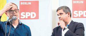 Etwas ratlos. In Berlin liegt die SPD inzwischen hinter Linken (19,8 Prozent) und Grünen (18,6 Prozent).