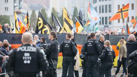 Radikal: Pegida-Anhänger in Dresden.