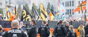 Radikal: Pegida-Anhänger in Dresden.