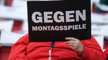 Die Fans sind klar gegen Montagsspiele.