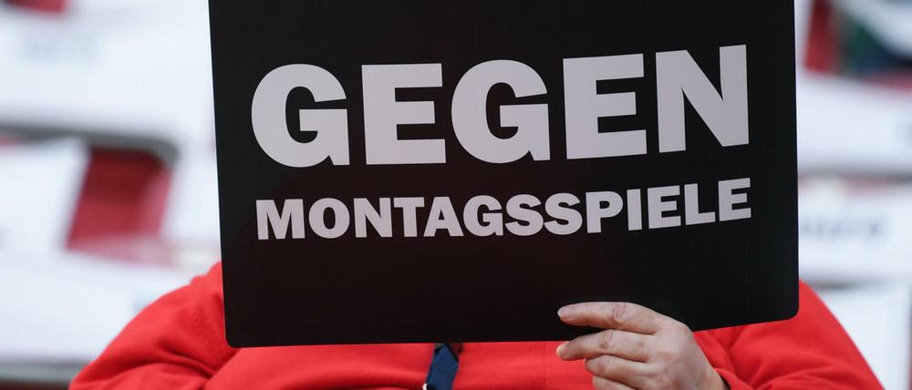 Die Fans sind klar gegen Montagsspiele.