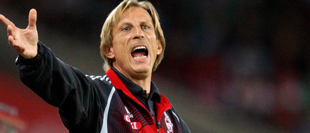 Christoph Daum, hier im Jahr 2007 als Trainer des 1. FC Köln.