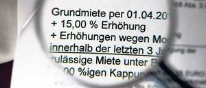 Genau hinschauen. Mieterhöhungen sind nicht immer gerechtfertigt.