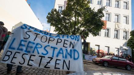 Nach einem Jahr Leerstrand hatten Aktivisten das Gebäude in der Berlichingenstrasse 12 im Oktober diesen Jahres besetzt.