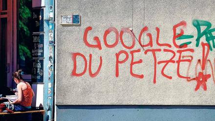 Weggeklickt. Die analoge Präsenz von Konzernen wird in Kreuzberg traditionell nicht gern gesehen.