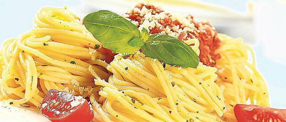 Berliner Klassiker. Spaghetti Bolognese zum Welt-Pasta-Tag.