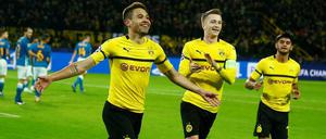 Wieder einer drin. Die Dortmunder zeigten sich auch gegen Atletico Madrid treffsicher.