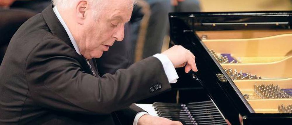 Daniel Barenboim im Boulez Saal.