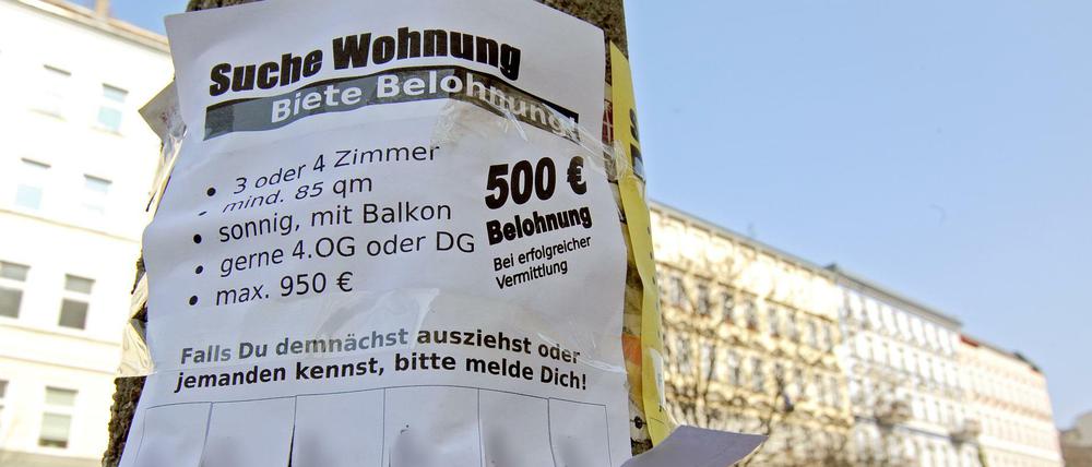 Viele suchen dringend für sie bezahlbaren Wohnraum. 