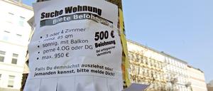 Viele suchen dringend für sie bezahlbaren Wohnraum. 