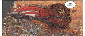 Weniger Satire, eher Groteske: Eine Seite aus der Neuausgabe von „Hard Boiled“.