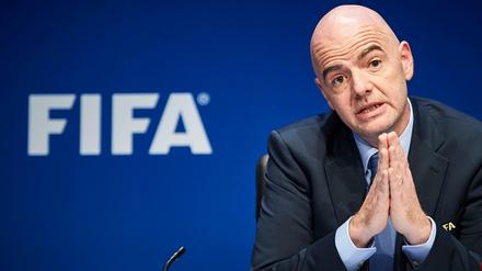 Bittet um Fürsprecher. FIFA-Präsident Gianni Infantino und sein Klub-WM-Konzept.