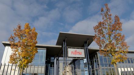 Das Werk des japanische Computerkonzern Fujitsu in Augsburg.
