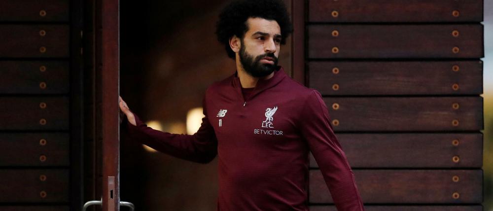 Und wenn er kommt, dann jubeln sie: Mo Salah, der Star bei Liverpool. 
