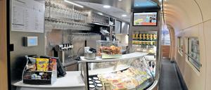 Das Bordbistro eines ICE-4-Zuges.