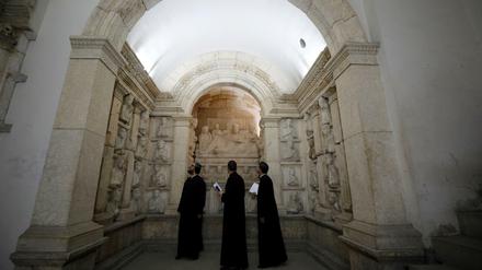 Besucher im syrischen Nationalmuseum