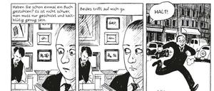 Möchtegern-Schriftsteller. Eine Szene aus „Der Bücherdieb“.