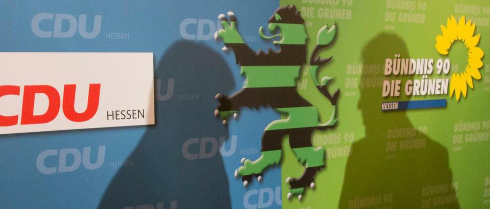 Vor der Hessen-Wahl steht die Weiterführung der schwarz-grünen Koalition zumindest auf der Kippe.
