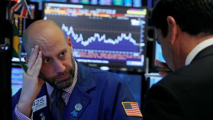 In Sorge: Trader an der New York Exchange.