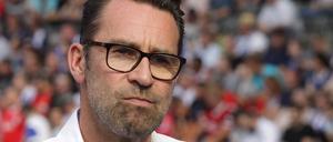 Michael Preetz sprach sich strikt gegen Gewalt und Pyrotechnik im Stadion aus.
