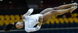 Königin der Lüfte. Simon Biles will WM-Gold in Doha.