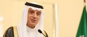 Der saudische Außenminister Adel al-Dschubair.