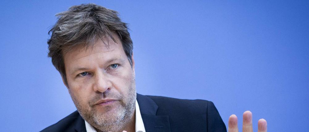 Ändert den Kurs der Grünen: Parteichef Robert Habeck.