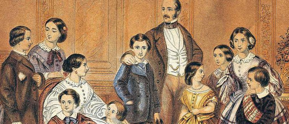 Blut – blau und krank. Königin Victoria von England hatte zusammen mit ihrem Mann Albert, der auch ihr Cousin ersten Grades war, neun Kinder. Ihr Sohn, Prinz Leopold, starb an der Bluterkrankheit. Zwei Töchter waren nachweislich Träger des Krankheitsgens.