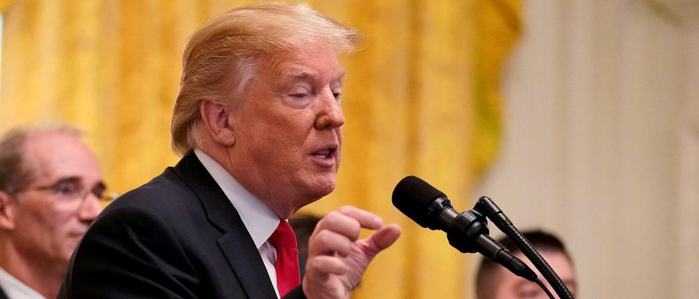 Vergiftetes Klima: US-Präsident Donald Trump. 