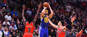 Auch der war drin: Klay Thompson machte ein überragendes Spiel gegen die Bulls.