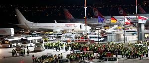 Letzte Landung. Vor einem Jahr, am 27. Oktober 2017, erreichte die letzte Air-Berlin-Maschine Berlin-Tegel.