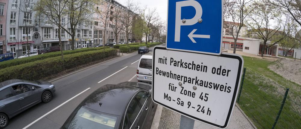 In Prenzlauer Berg gibt es seit Jahren Parkzonen, wie in der Wichertstrasse.