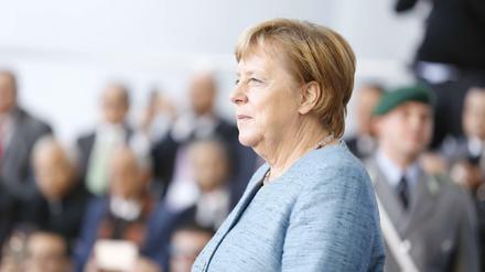 Vor schwierigen Herausforderungen. Bundeskanzlerin Angela Merkel.