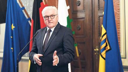 Bundespräsident Frank-Walter Steinmeier hat sich in die Rolle des Suchenden begeben.