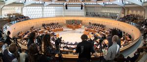Der Landtag von NRW in Düsseldorf.
