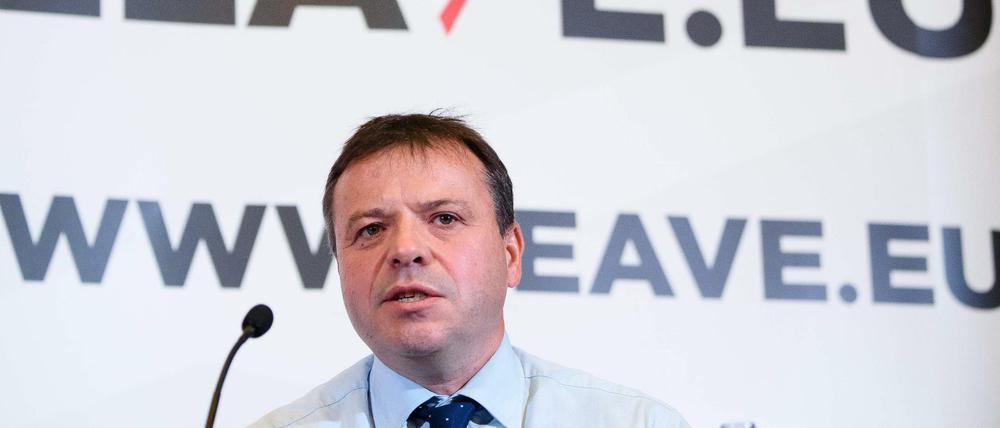 Arron Banks bei einer Brexit-Veranstaltung 2015.
