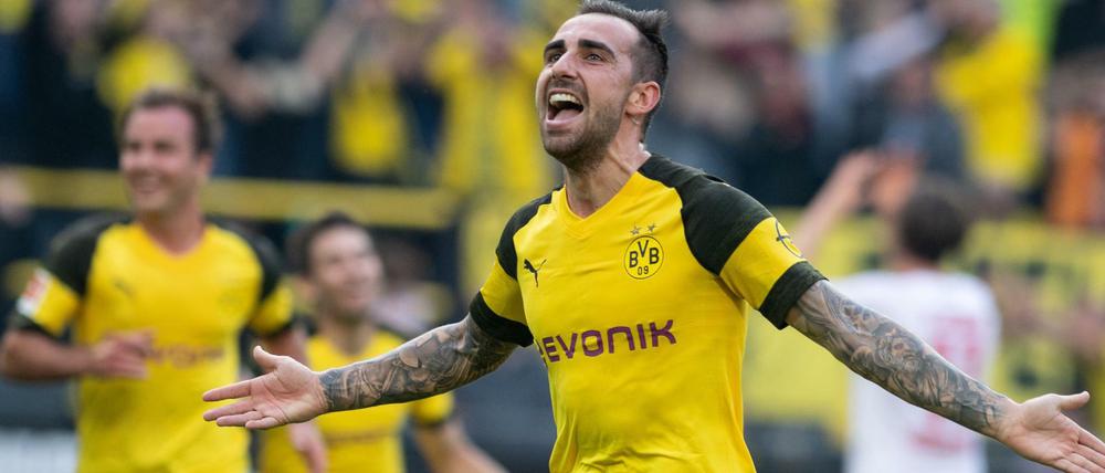 Auf und davon. In Spanien ärgern sie sich, dass der FC Barcelona Paco Alcácer zu Borussia Dortmund hat ziehen lassen.