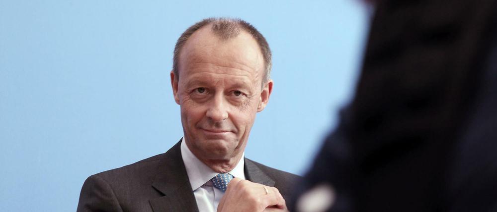 Friedrich Merz (CDU) äußert sich zu seiner Kandidatur für das Amt des Parteivorsitzenden der CDU.