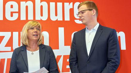 Kathrin Dannenberg und Sebastian Walter (beide Die Linke).