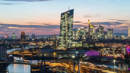 Europäische Zentralbank (EZB) in Frankfurt am Main