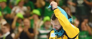 Schweißtreibend. Berlins Torwart Silvio Heinevetter ist derzeit stark unter Beschuss.