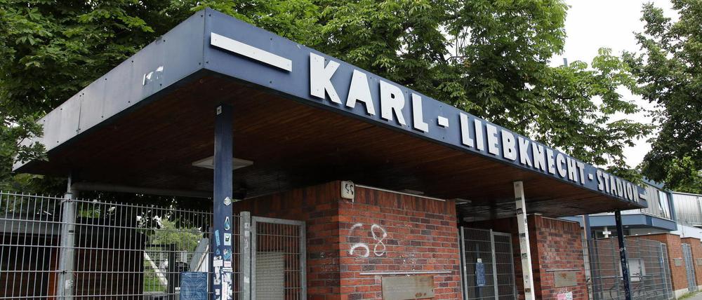 Das Babelsberger Karl-Liebknecht-Stadion. Hier trafen der SV Babelsberg 03 und BFC Dynamo am Samstag aufeinander.